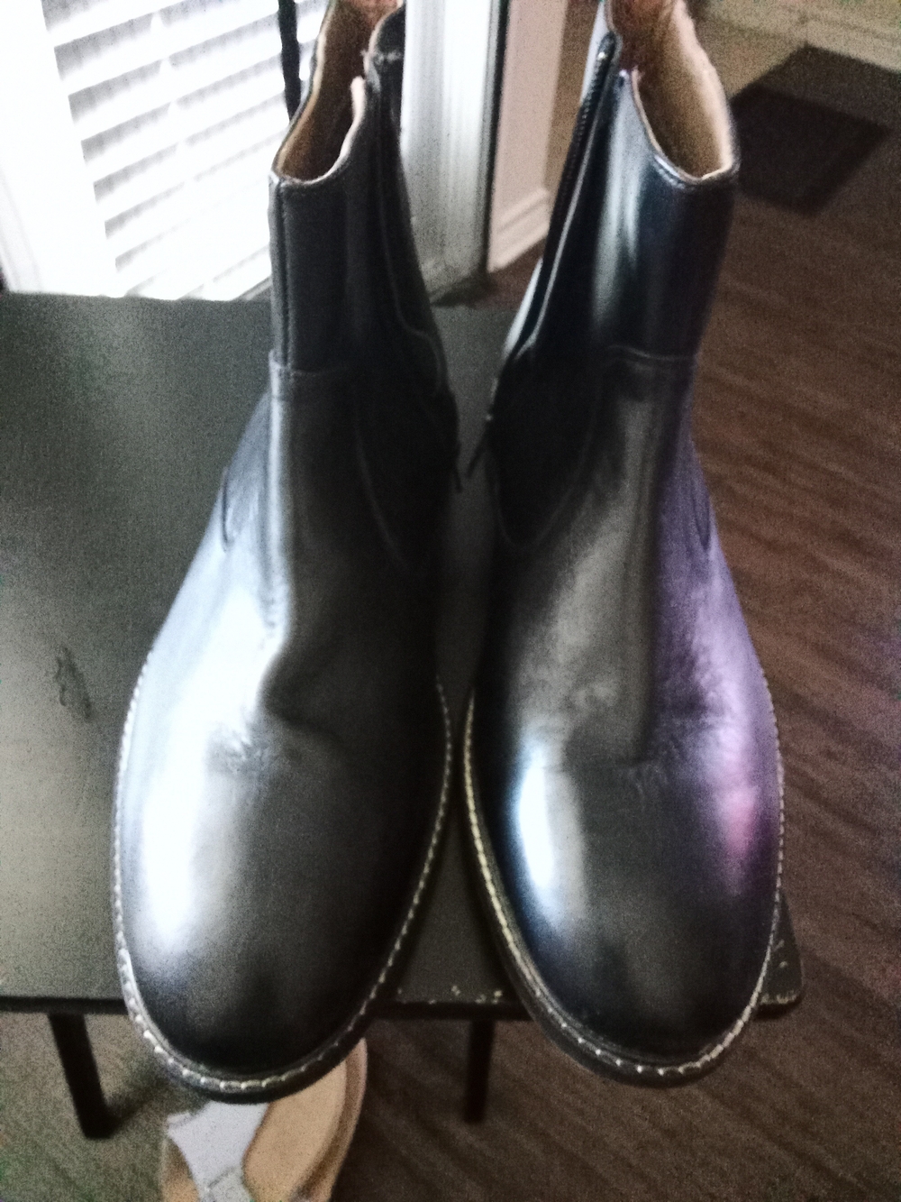 Men's Black Leather Chelsea Boots